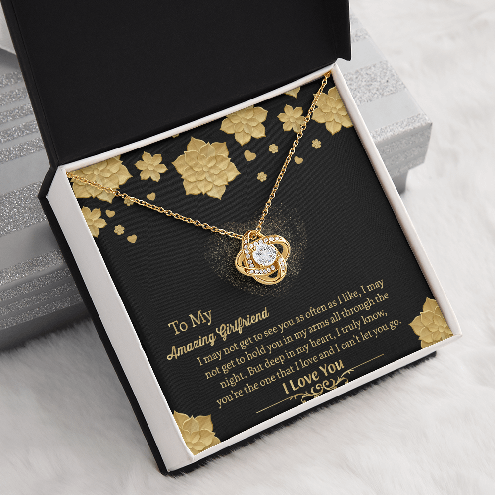 To My Amazing Girlfriend Necklace, Gift for Girlfriend, Anniversary Gift for Girlfriend, Girlfriend Birthday Gift