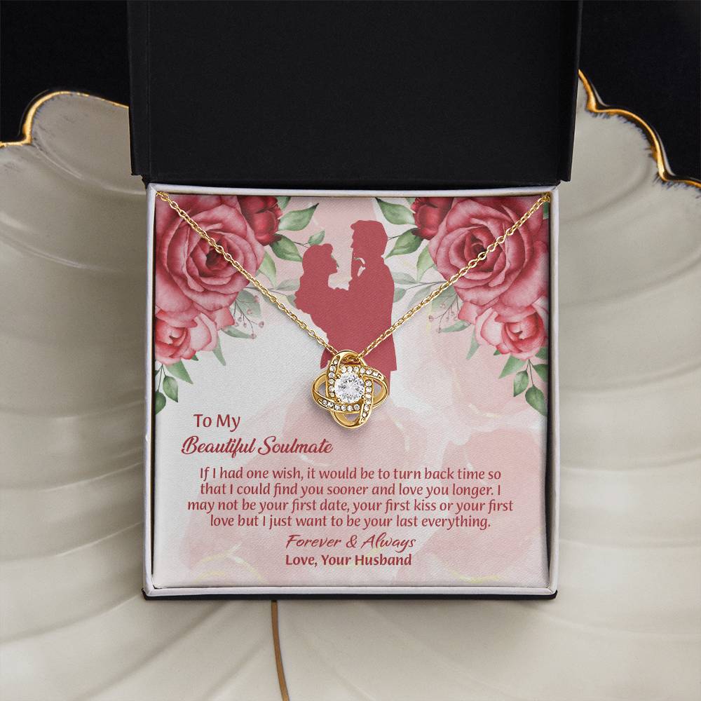 UNIDAZE To My Beautiful Soulmate Necklace, Birthday Gifts for Girlfriend, Necklace for Wife, Soulmate Gift ShineOn Fulfillment C30011TG C30011TR PB23-WOOD PT-4377 TNM-1 USER-188348