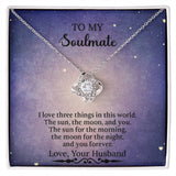 UNIDAZE To My Beautiful Soulmate Necklace, Birthday Gifts for Wife, Necklace for Wife, Soulmate Gift, Anniversary Gift for Wife ShineOn Fulfillment C30011TG C30011TR PB23-WOOD PT-4377 TNM-1 USER-188348