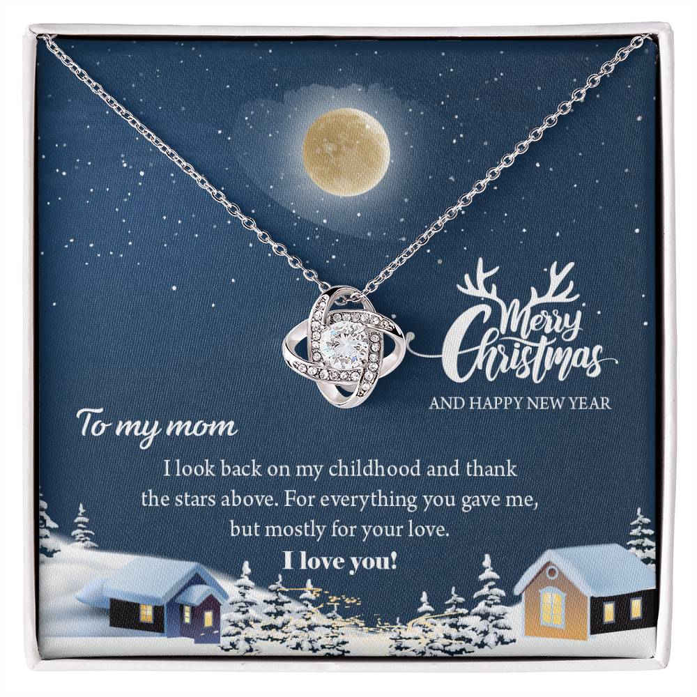 UNIDAZE Mom Necklace, Mother Necklace, Mom Gift, Daughter Son Gift, Jewelry for Mom, Mom Christmas Gift ShineOn Fulfillment C30011TG C30011TR PB23-WOOD PT-4377 TNM-1 USER-188348