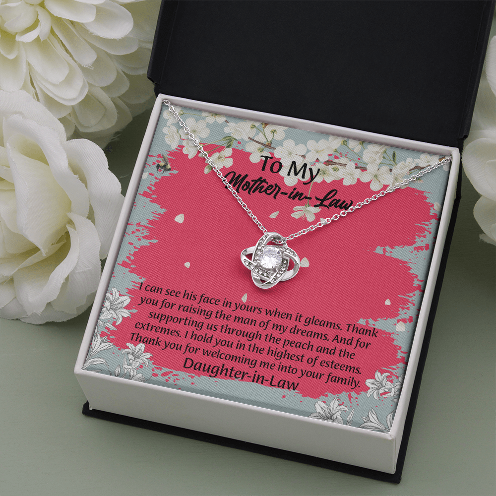 To My Mother In Law Necklace from Daughter, Mothers Day Gift For Mom, Gifts For  Mom-In-Law