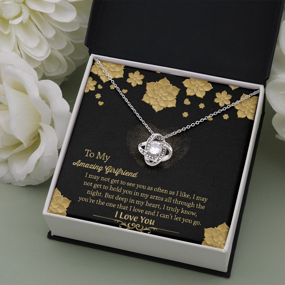 To My Amazing Girlfriend Necklace, Gift for Girlfriend, Anniversary Gift for Girlfriend, Girlfriend Birthday Gift