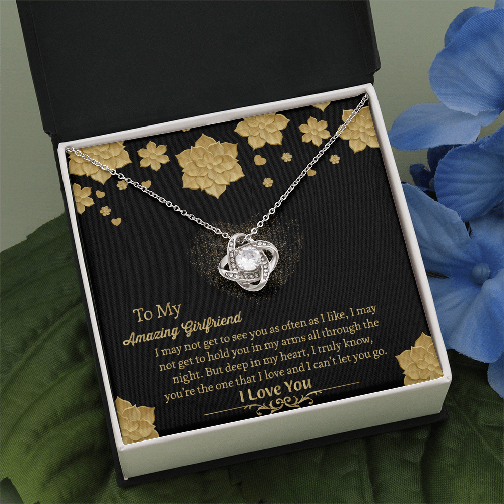 To My Amazing Girlfriend Necklace, Gift for Girlfriend, Anniversary Gift for Girlfriend, Girlfriend Birthday Gift