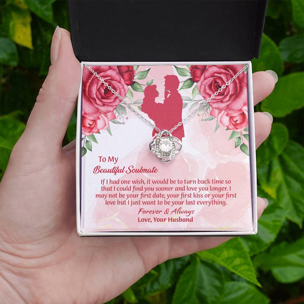 UNIDAZE To My Beautiful Soulmate Necklace, Birthday Gifts for Girlfriend, Necklace for Wife, Soulmate Gift ShineOn Fulfillment C30011TG C30011TR PB23-WOOD PT-4377 TNM-1 USER-188348