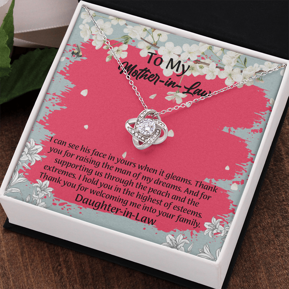 To My Mother In Law Necklace from Daughter, Mothers Day Gift For Mom, Gifts For  Mom-In-Law