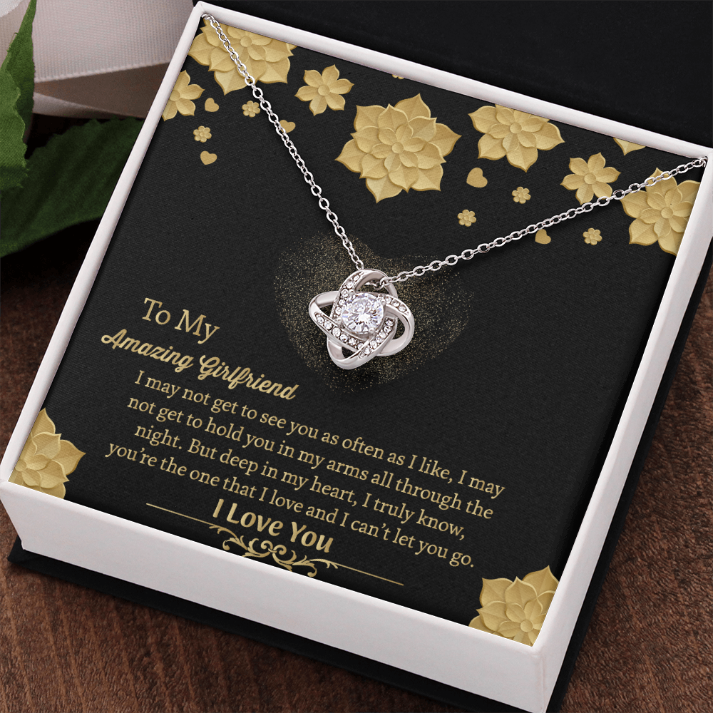 To My Amazing Girlfriend Necklace, Gift for Girlfriend, Anniversary Gift for Girlfriend, Girlfriend Birthday Gift