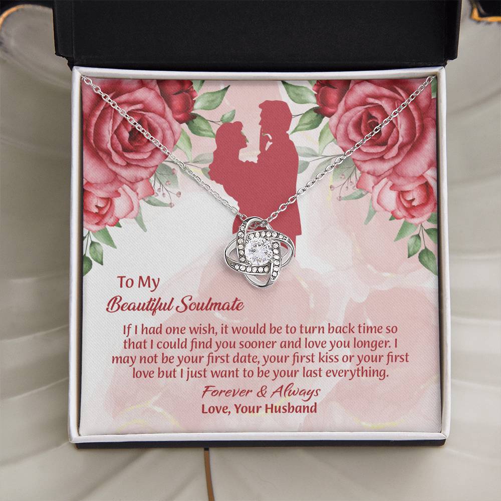 UNIDAZE To My Beautiful Soulmate Necklace, Birthday Gifts for Girlfriend, Necklace for Wife, Soulmate Gift ShineOn Fulfillment C30011TG C30011TR PB23-WOOD PT-4377 TNM-1 USER-188348