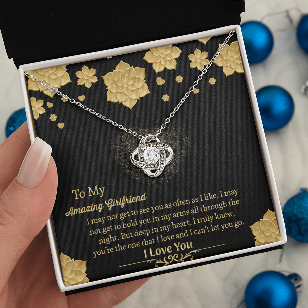 To My Amazing Girlfriend Necklace, Gift for Girlfriend, Anniversary Gift for Girlfriend, Girlfriend Birthday Gift