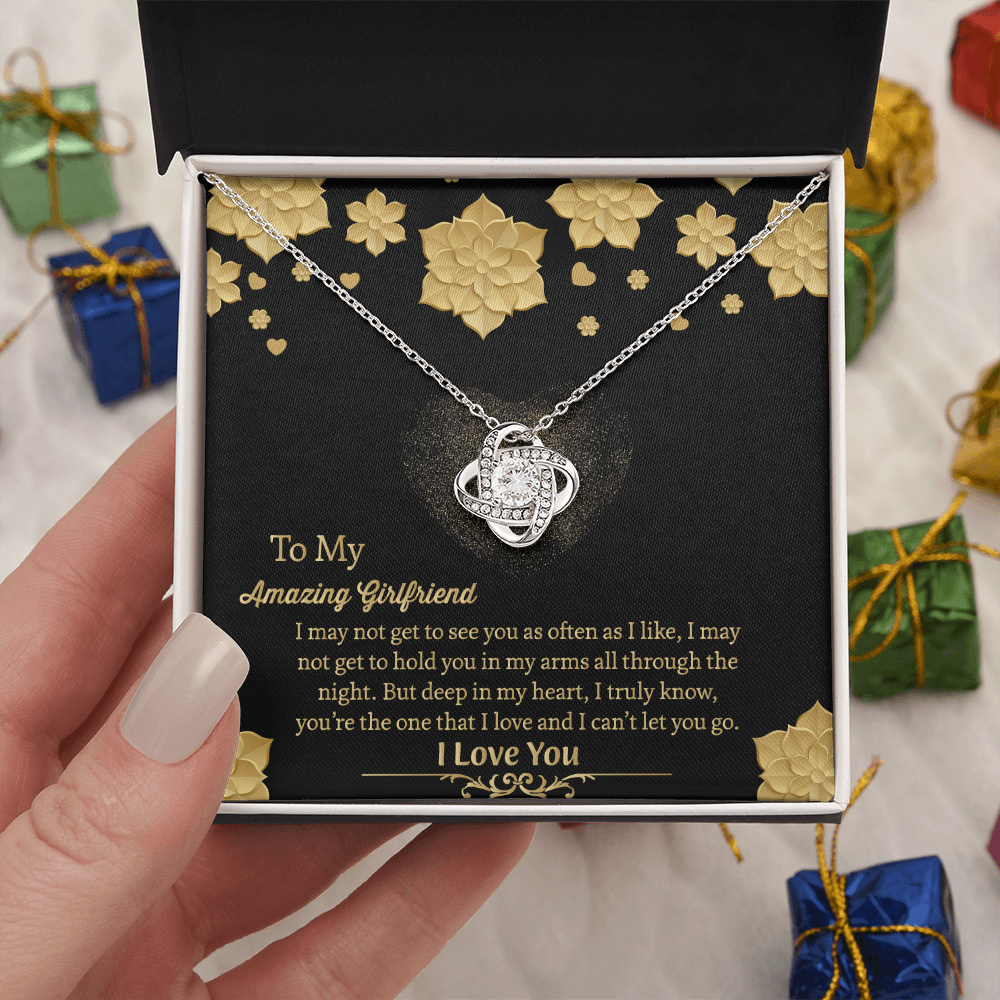 To My Amazing Girlfriend Necklace, Gift for Girlfriend, Anniversary Gift for Girlfriend, Girlfriend Birthday Gift