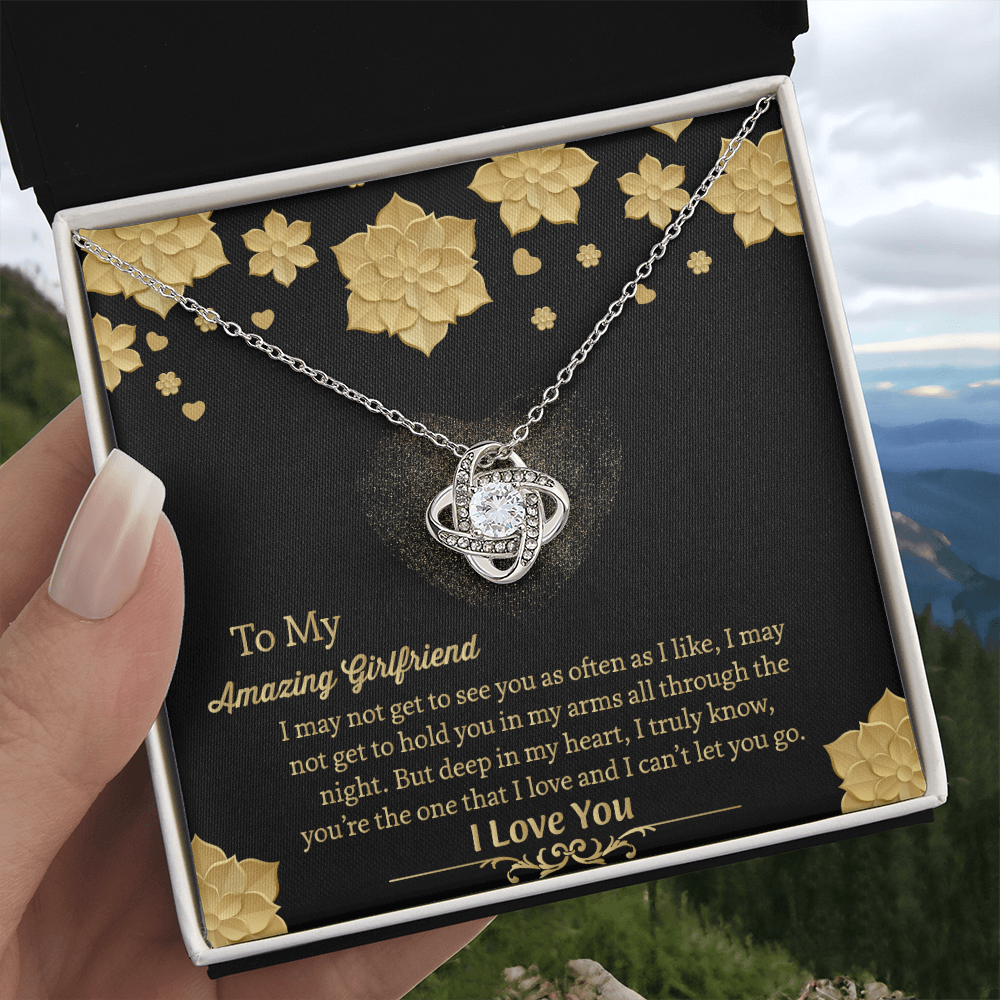 To My Amazing Girlfriend Necklace, Gift for Girlfriend, Anniversary Gift for Girlfriend, Girlfriend Birthday Gift