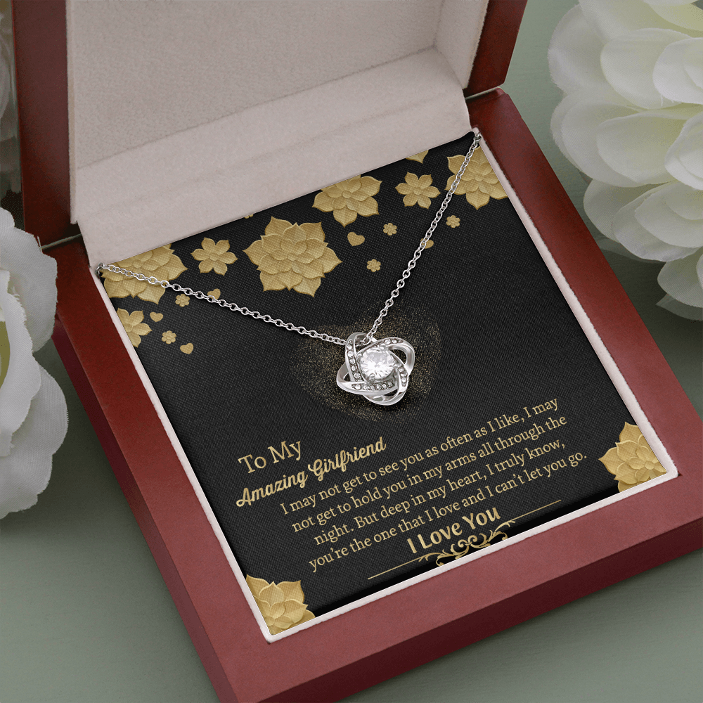 To My Amazing Girlfriend Necklace, Gift for Girlfriend, Anniversary Gift for Girlfriend, Girlfriend Birthday Gift