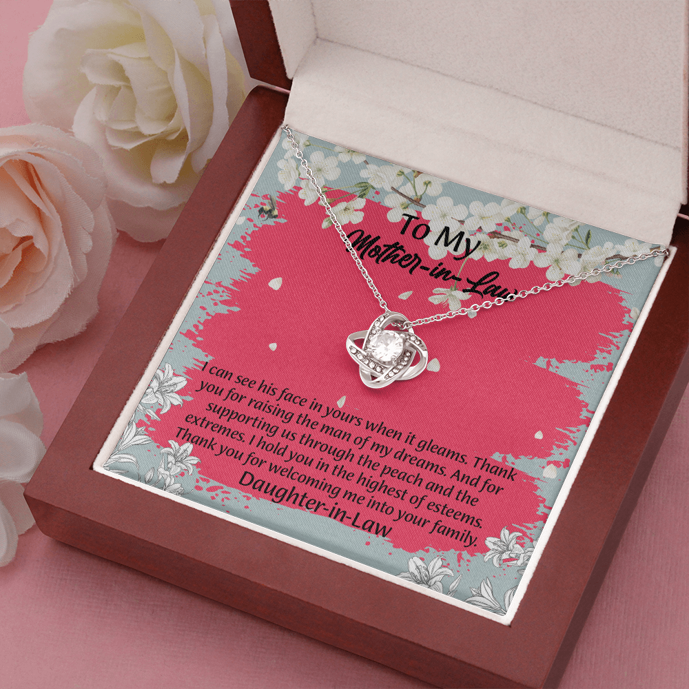 To My Mother In Law Necklace from Daughter, Mothers Day Gift For Mom, Gifts For  Mom-In-Law