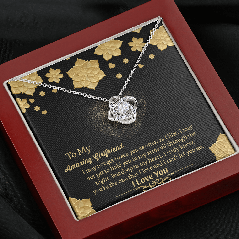 To My Amazing Girlfriend Necklace, Gift for Girlfriend, Anniversary Gift for Girlfriend, Girlfriend Birthday Gift