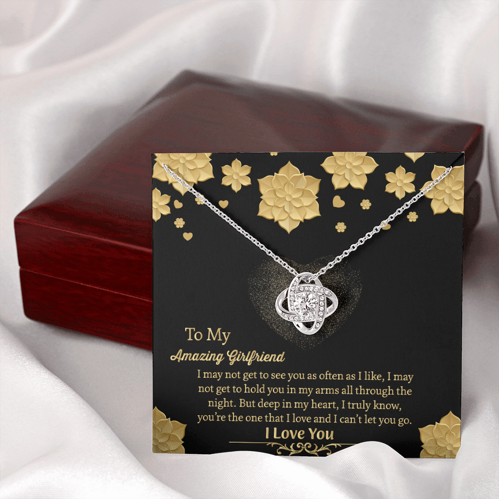 To My Amazing Girlfriend Necklace, Gift for Girlfriend, Anniversary Gift for Girlfriend, Girlfriend Birthday Gift