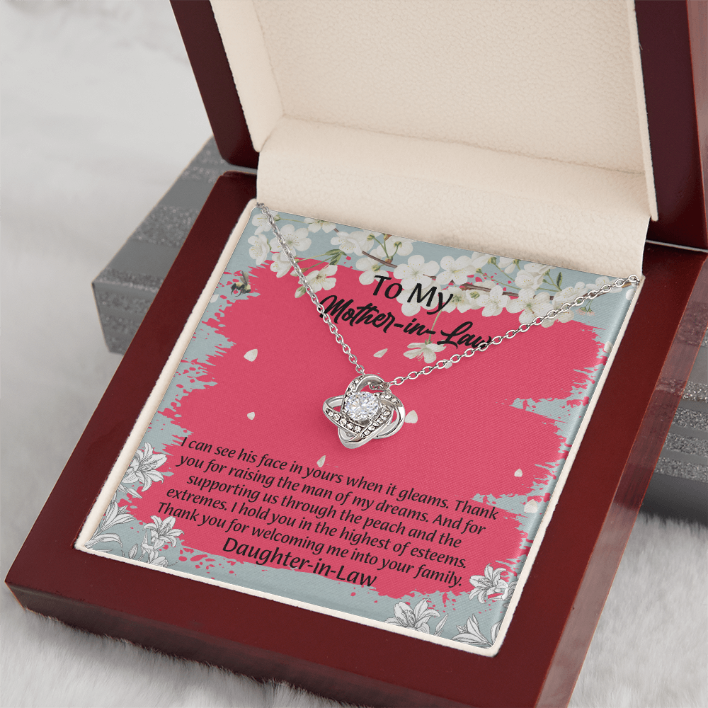 To My Mother In Law Necklace from Daughter, Mothers Day Gift For Mom, Gifts For  Mom-In-Law