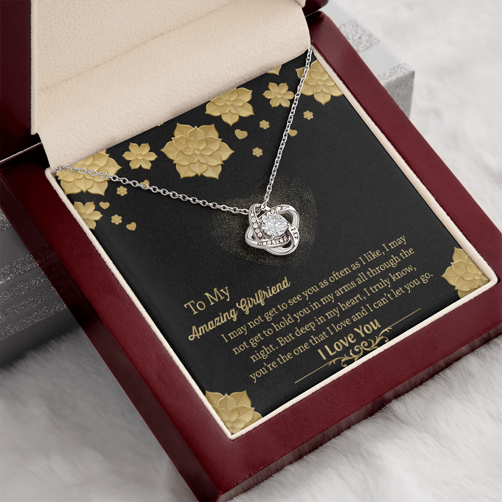 To My Amazing Girlfriend Necklace, Gift for Girlfriend, Anniversary Gift for Girlfriend, Girlfriend Birthday Gift