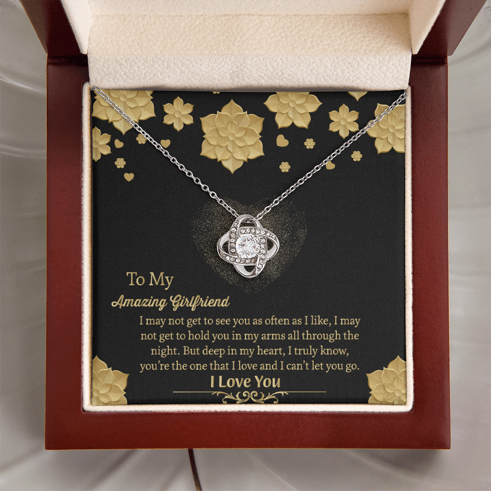 To My Amazing Girlfriend Necklace, Gift for Girlfriend, Anniversary Gift for Girlfriend, Girlfriend Birthday Gift