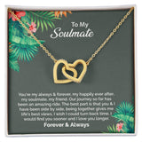 UNIDAZE To My Soulmate Necklace, Birthday Gifts for Girlfriend, Necklace for Wife, Gift for Future Wife's Birthday ShineOn Fulfillment C30028T C30028TG lx-C30028 PB23-WOOD PT-4382 TNM-1 USER-188348