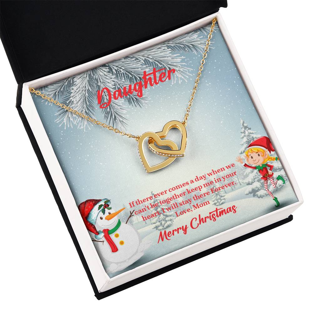 UNIDAZE To My Daughter Necklace, Mother Daughter Gifts, Daughter Necklace, Daughter Gift, Daughter Christmas Gift, Heart Shaped Necklace ShineOn Fulfillment C30028T C30028TG lx-C30028 PB23-WOOD PT-4382 TNM-1 USER-188348