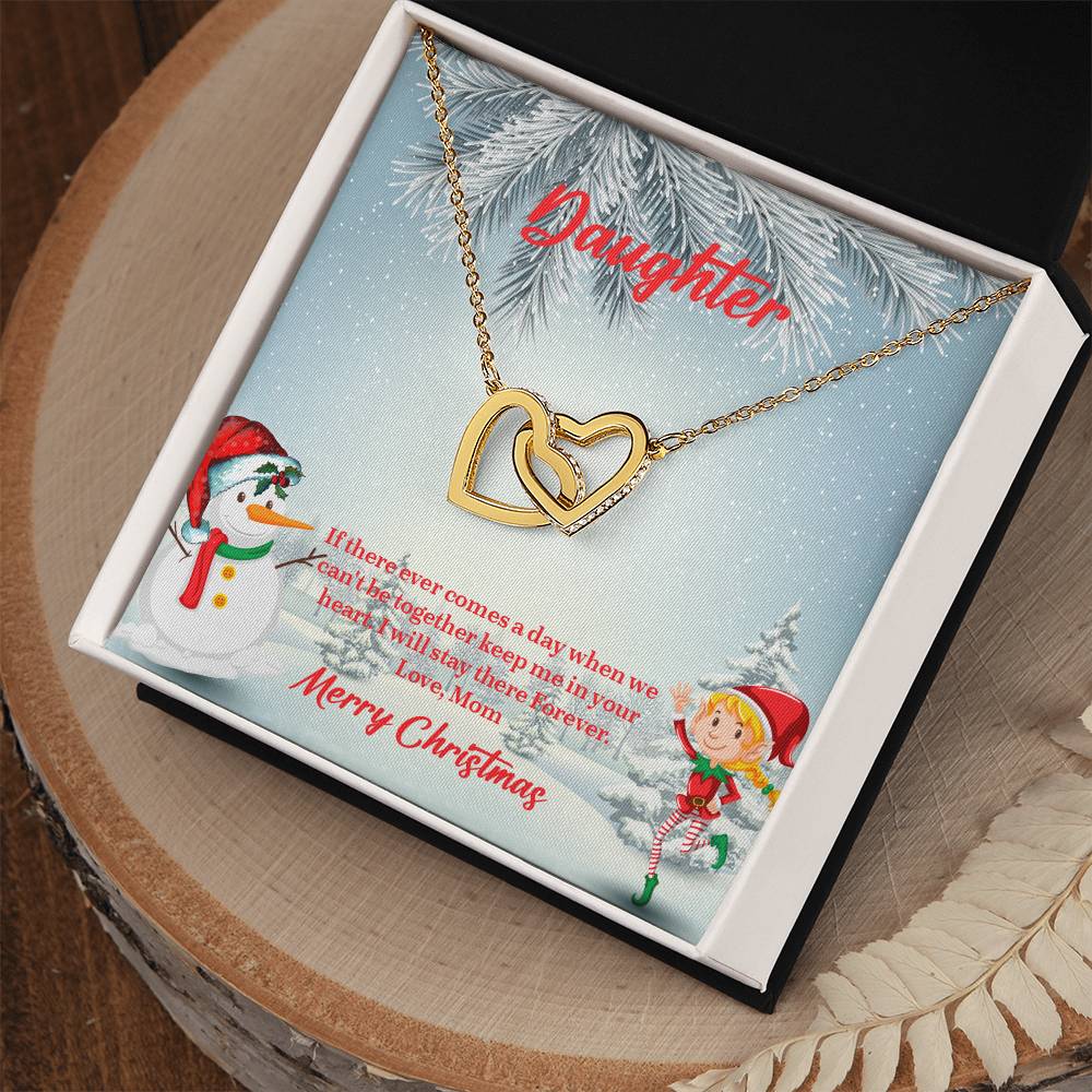 UNIDAZE To My Daughter Necklace, Mother Daughter Gifts, Daughter Necklace, Daughter Gift, Daughter Christmas Gift, Heart Shaped Necklace ShineOn Fulfillment C30028T C30028TG lx-C30028 PB23-WOOD PT-4382 TNM-1 USER-188348