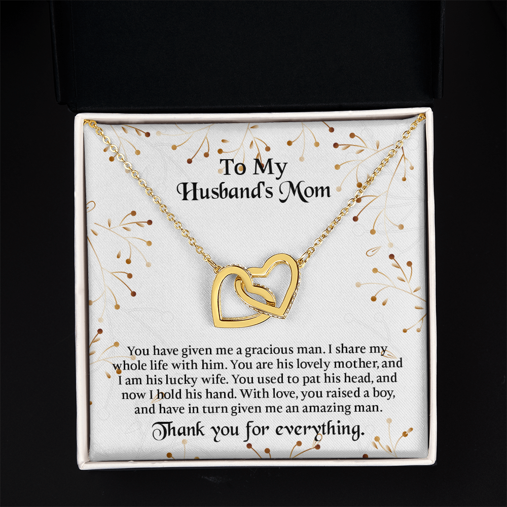 To My Husbands Mom Necklace, Mother In Law Birthday Gift, Mothers Day Gifts From Daughter In Law