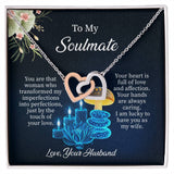 UNIDAZE To My Soulmate Necklace, Birthday Gifts for Girlfriend, Anniversary Gift for Wife, Necklace for Wife, Gift for Future Wife's Birthday ShineOn Fulfillment C30028T C30028TG lx-C30028 PB23-WOOD PT-4382 TNM-1 USER-188348