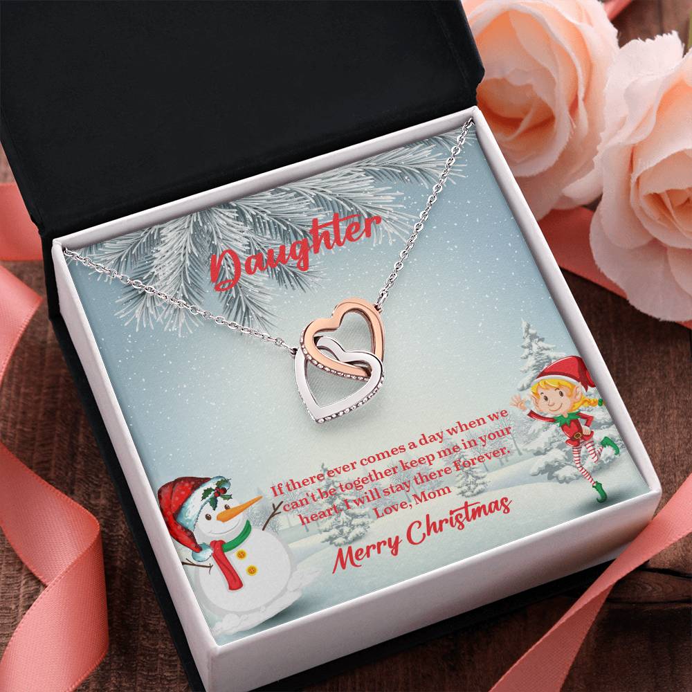 UNIDAZE To My Daughter Necklace, Mother Daughter Gifts, Daughter Necklace, Daughter Gift, Daughter Christmas Gift, Heart Shaped Necklace ShineOn Fulfillment C30028T C30028TG lx-C30028 PB23-WOOD PT-4382 TNM-1 USER-188348