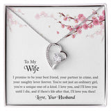 Forever Love Necklace for Wife, Anniversary Gift for Wife, Birthday Gift for Wife, Necklace for Wife, Mother's Day Gifts For Wife