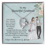 UNIDAZE To My Soulmate Necklace, Forever Love Necklace, Birthday Gift For Her, Valentine Gifts For Her, Gift For Soulmate, Gift For Wife Girlfriend ShineOn Fulfillment C30025TG C30025TR lx-C30025 PB23-WOOD PT-781 TNM-1 USER-188348