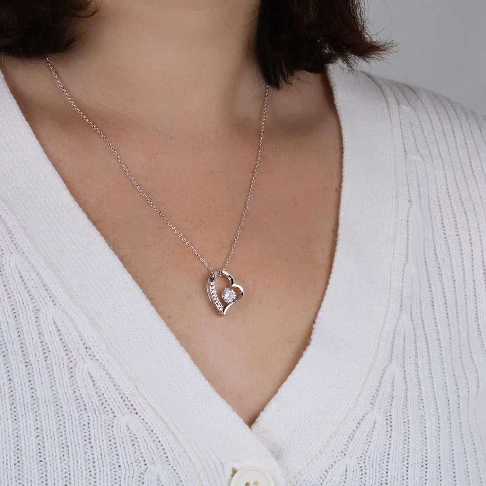 To My Mom Necklace, Mothers Day Necklace To Mom, Mom Birthday Gift from Son, Message Card Jewelry For Mom