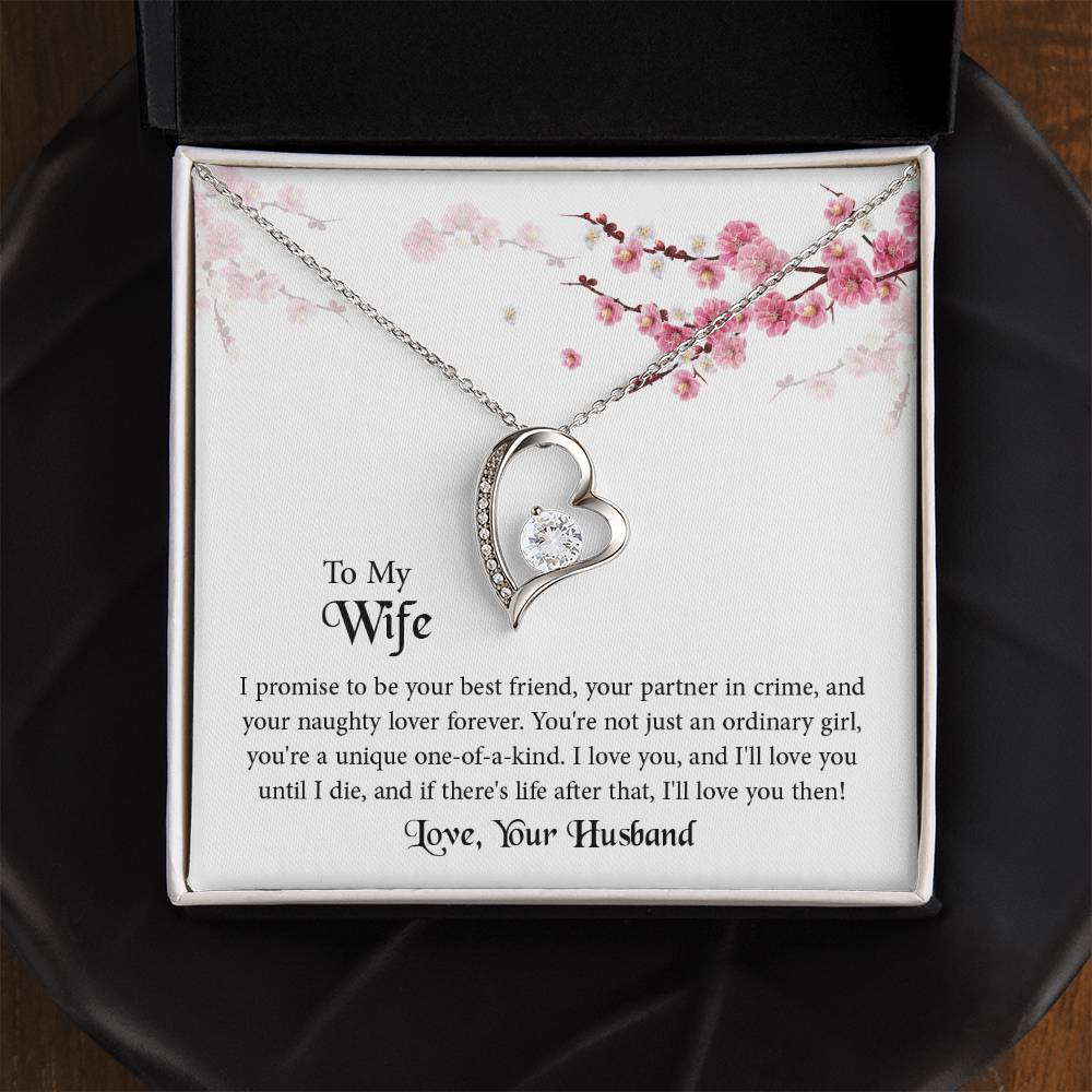 Forever Love Necklace for Wife, Anniversary Gift for Wife, Birthday Gift for Wife, Necklace for Wife, Mother's Day Gifts For Wife