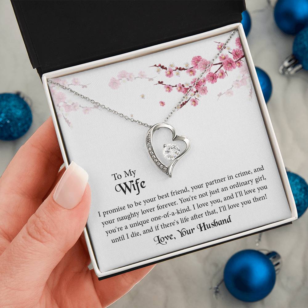 Forever Love Necklace for Wife, Anniversary Gift for Wife, Birthday Gift for Wife, Necklace for Wife, Mother's Day Gifts For Wife