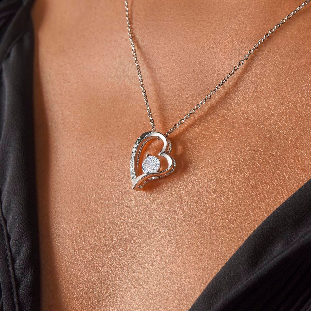 To My Nurse Wife Forever Love Necklace, Anniversary Gift for Wife, Wife Birthday Gift, Nurse Graduation Jewelry Gifts