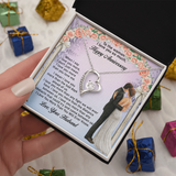 To My Wife Anniversary Necklace, Anniversary Gift for Wife, Wife Gift From Husband, Gift For Anniversary