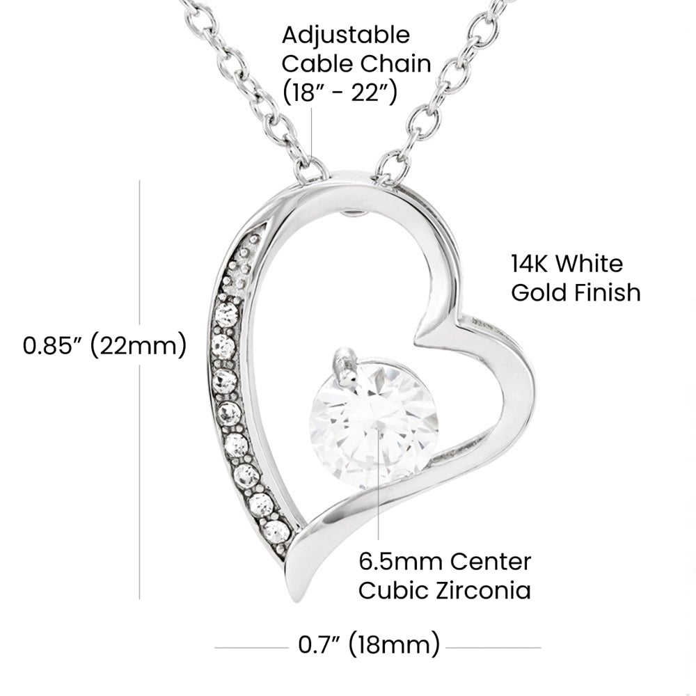 Mom Necklace, Mom Birthday Gift from Daughter, Mothers Day Necklace, Message Card Jewelry For Mom