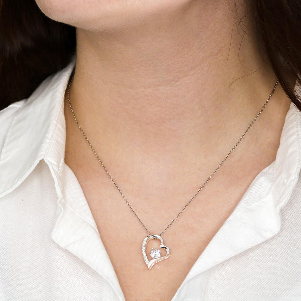 Mom Necklace, Mom Birthday Gift from Daughter, Mothers Day Necklace, Message Card Jewelry For Mom
