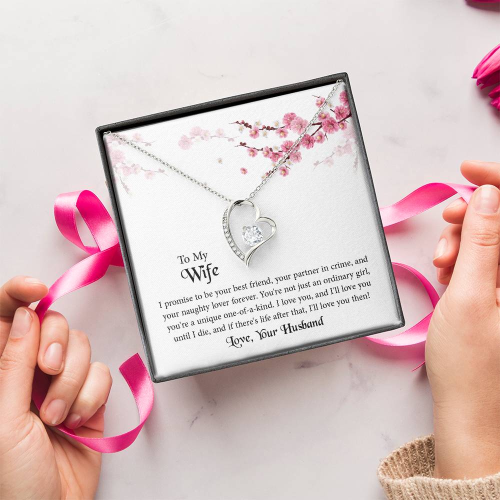 Forever Love Necklace for Wife, Anniversary Gift for Wife, Birthday Gift for Wife, Necklace for Wife, Mother's Day Gifts For Wife