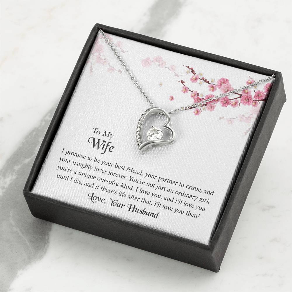 Forever Love Necklace for Wife, Anniversary Gift for Wife, Birthday Gift for Wife, Necklace for Wife, Mother's Day Gifts For Wife