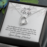 To My Wife Forever Love Necklace, Wife Jewelry, Necklace for Wife, Anniversary Gift for Wife, Wife Birthday Gift