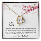 Forever Love Necklace for Wife, Anniversary Gift for Wife, Birthday Gift for Wife, Necklace for Wife, Mother's Day Gifts For Wife