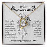 To My Boyfriends Mom Gift, Gift to Mother in Law for Christmas Birthday Mothers Day, Message Card to Boyfriend Mother