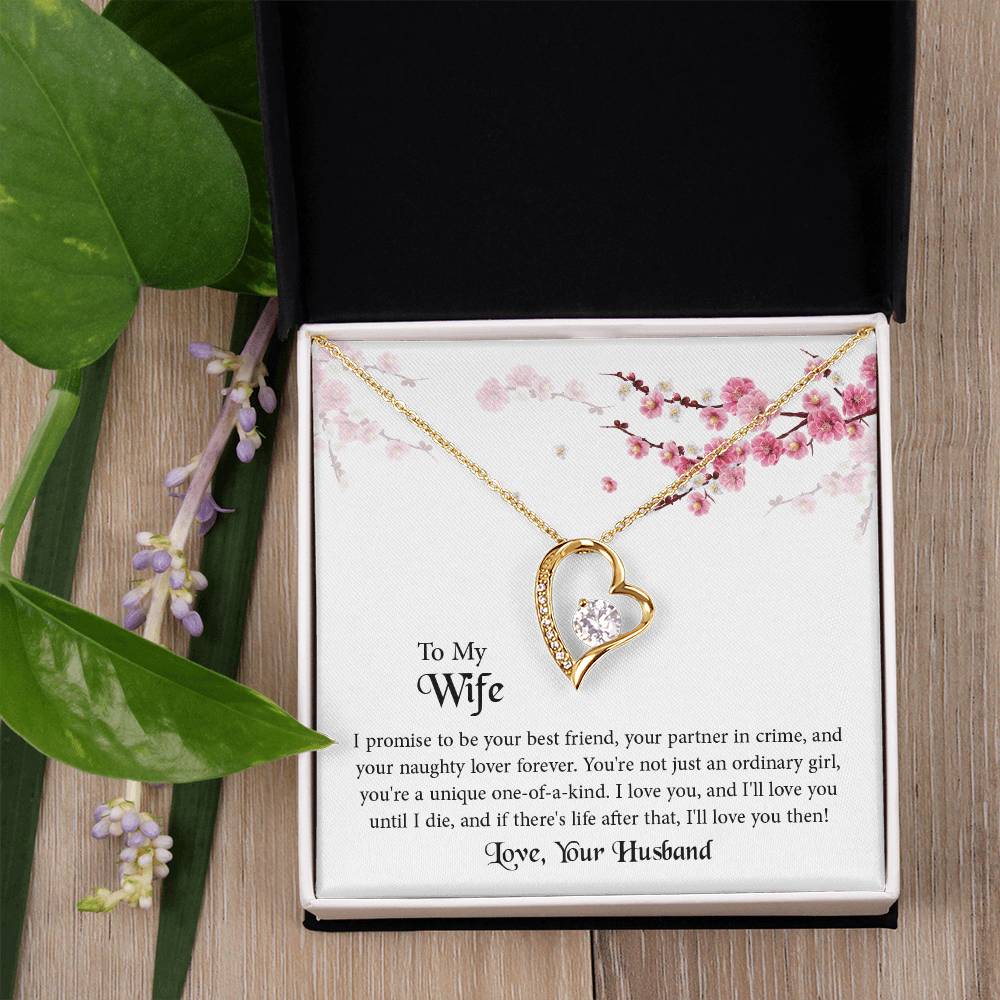 Forever Love Necklace for Wife, Anniversary Gift for Wife, Birthday Gift for Wife, Necklace for Wife, Mother's Day Gifts For Wife