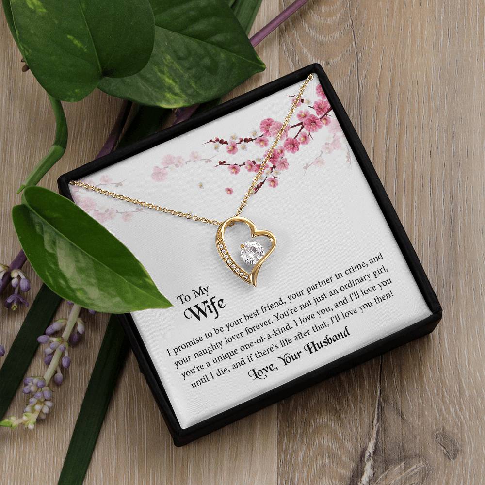 Forever Love Necklace for Wife, Anniversary Gift for Wife, Birthday Gift for Wife, Necklace for Wife, Mother's Day Gifts For Wife