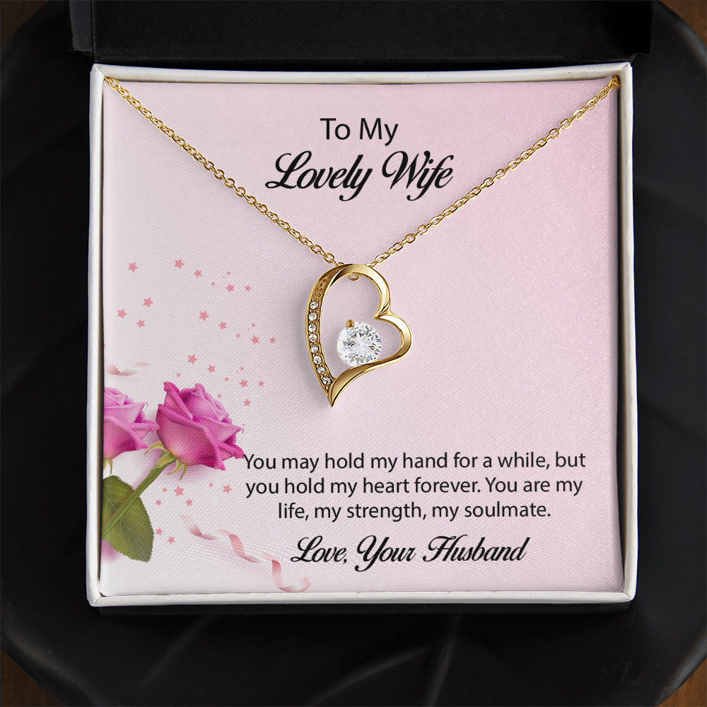 To My lovely Wife Forever Love Necklace, Wife Jewelry, Necklace For Wife, Anniversary Gift For Wife, Wife Birthday Gift, Mothers Day Gift for Wife