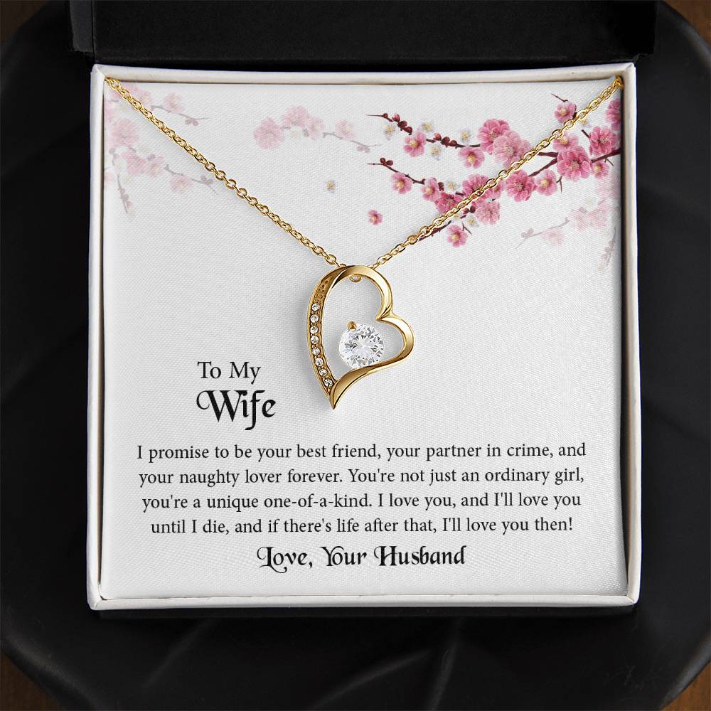 Forever Love Necklace for Wife, Anniversary Gift for Wife, Birthday Gift for Wife, Necklace for Wife, Mother's Day Gifts For Wife