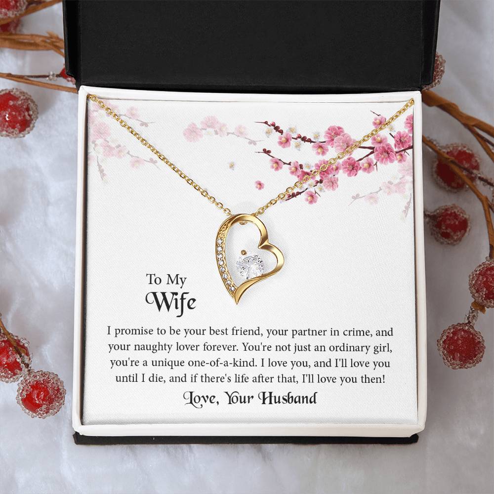 Forever Love Necklace for Wife, Anniversary Gift for Wife, Birthday Gift for Wife, Necklace for Wife, Mother's Day Gifts For Wife