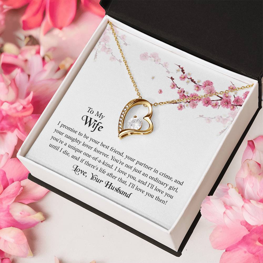 Forever Love Necklace for Wife, Anniversary Gift for Wife, Birthday Gift for Wife, Necklace for Wife, Mother's Day Gifts For Wife