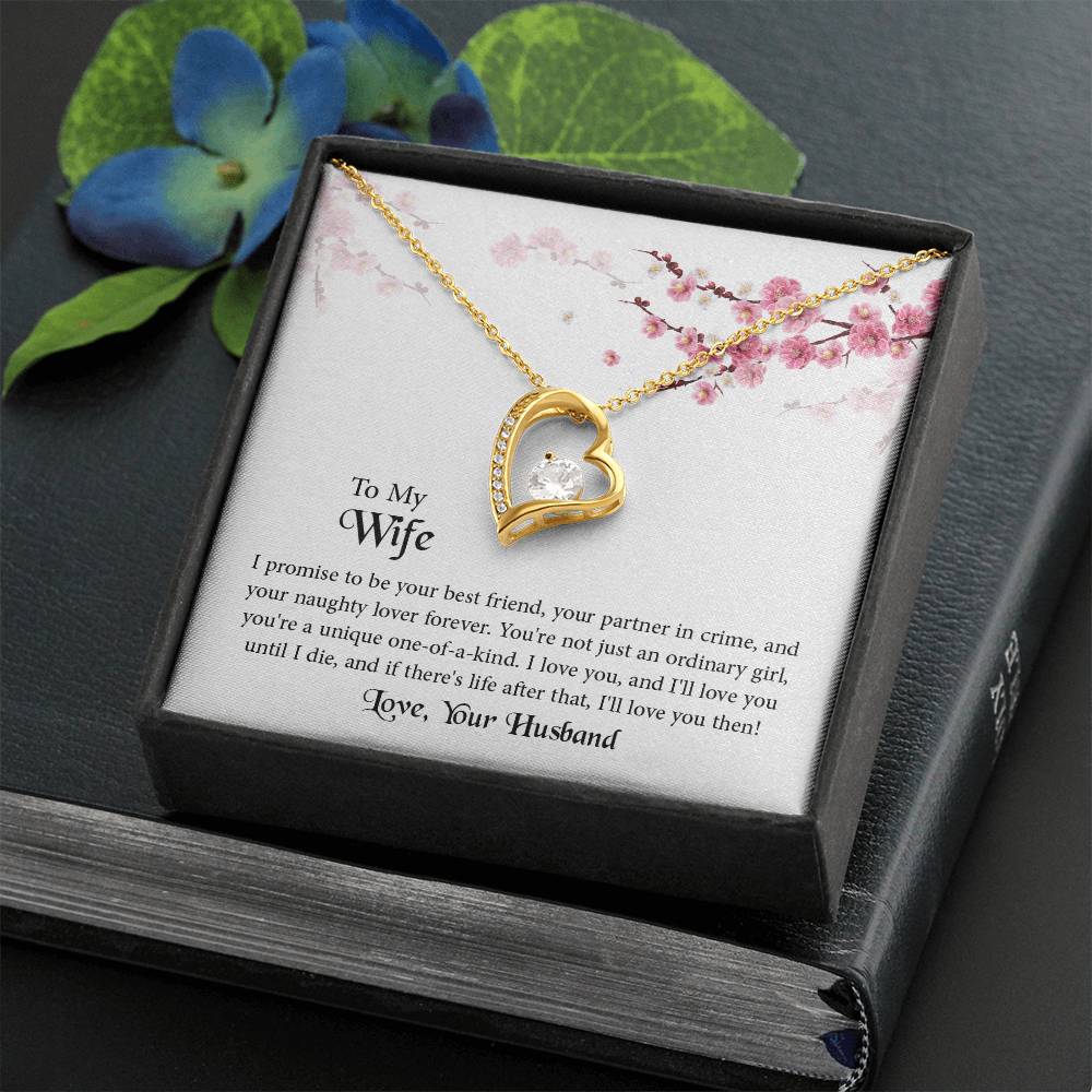 Forever Love Necklace for Wife, Anniversary Gift for Wife, Birthday Gift for Wife, Necklace for Wife, Mother's Day Gifts For Wife