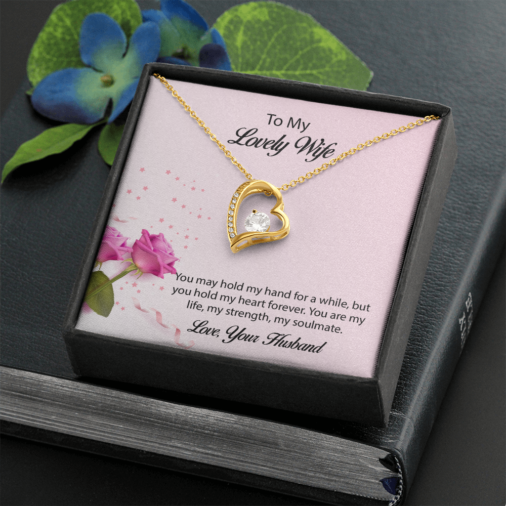 To My lovely Wife Forever Love Necklace, Wife Jewelry, Necklace For Wife, Anniversary Gift For Wife, Wife Birthday Gift, Mothers Day Gift for Wife