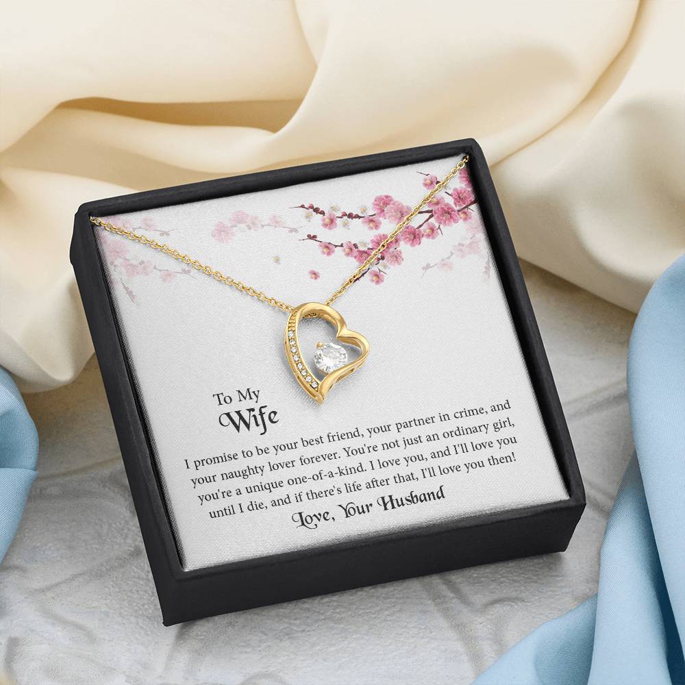 Forever Love Necklace for Wife, Anniversary Gift for Wife, Birthday Gift for Wife, Necklace for Wife, Mother's Day Gifts For Wife